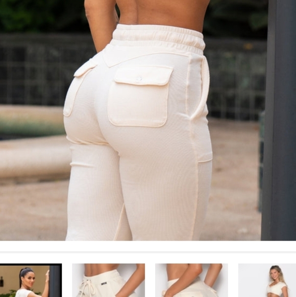 Bombshell Sportswear Snap Rib Joggers M - Picture 3 of 5